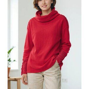 Champion Womens Pink Cowl Neck Long Sleeve Pullover Size L